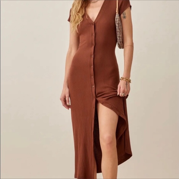 Reformation Dresses & Skirts - Reformation Cypress Knit Dress, size L, NWT